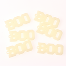 BOO Glow in the Dark Charms, Halloween Glowing Pendants, Spooky! chs8256