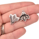 Kite Seed Bead Charms, Dentro Pendant Settings Rose Gold, Silver, Bronze - 1 pair