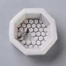 Bee Honeycomb Silicone Mold, for soap, resin, wax, 3", tol1182