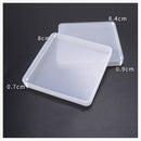 Resin Square Coaster Mold, Silicone Mold to make square 3", reusable, tol1201