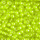Size 6/0 Miyuki Round Seed Beads, Luminous Limeade 6-91119, 20 grams, bsd0241