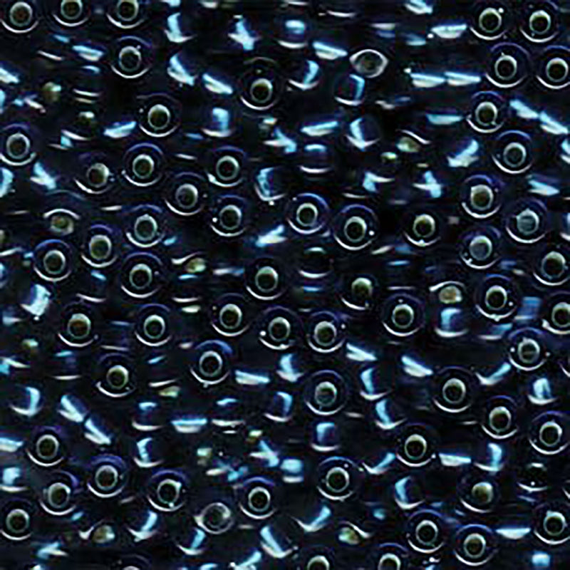 Size 6/0 Miyuki Round Seed Beads, Blue Zircon 6-91425, 20 grams, bsd0462