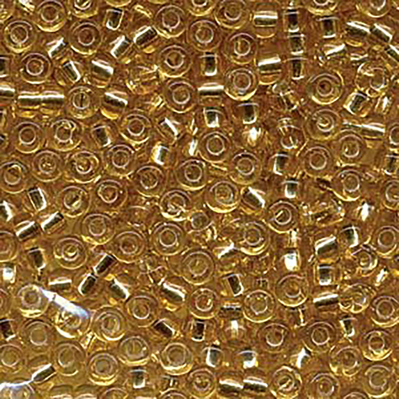 Size 6/0 Miyuki Round Seed Beads, Silver Lined Gold 6-93, 20 grams, bsd0466