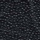 Size 6/0 Miyuki Round Seed Beads, Opaque Black 6-9401, 20 grams, bsd0463