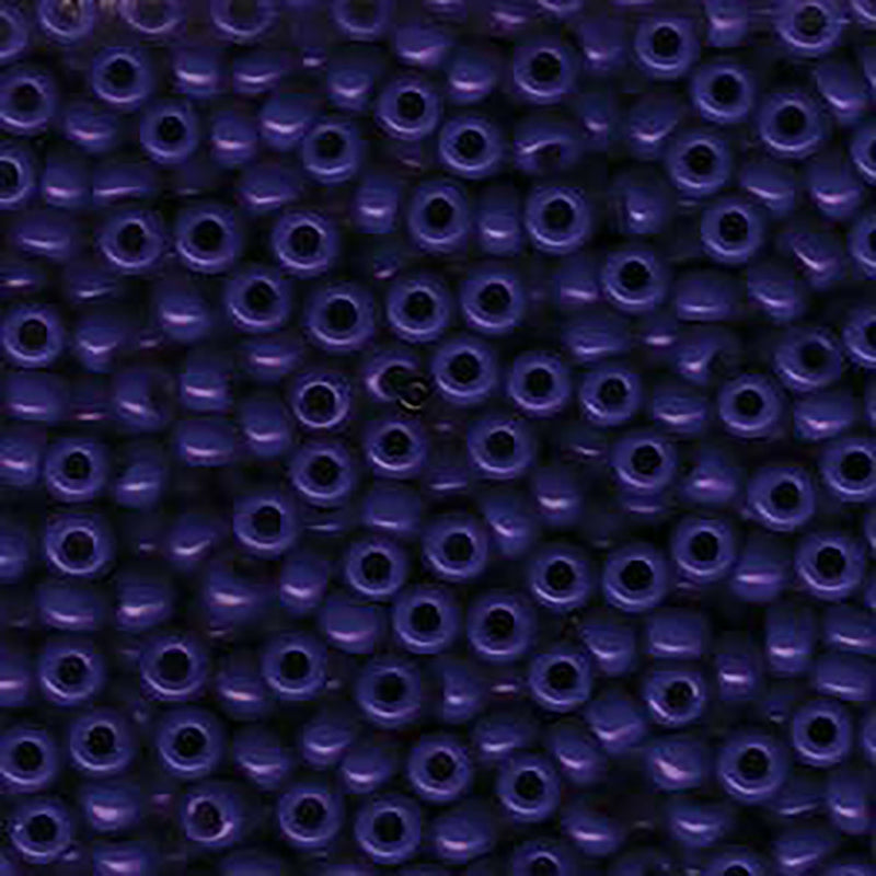 Size 6/0 Miyuki Round Seed Beads, Cobalt Blue 6-9414, 20 grams, bsd0467
