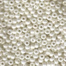 Size 6/0 Miyuki Round Seed Beads, Ivory Pearl Ceylon 6-9591, 20 grams, bsd0464