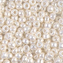 Size 6/0 Miyuki Round Seed Beads, Antique Ivory Pearl Ceylon 6-9592, 20 grams, bsd0239