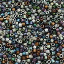 11/0 Delica Matte Heavy Metals Mix Grey Brown Blue Seed Beads, Miyuki 7.2g, DB-MIX24 bsd0979