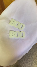 BOO Glow in the Dark Charms, Halloween Glowing Pendants, Spooky! chs8256