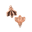 Kite Seed Bead Charms, Dentro Pendant Settings Rose Gold, Silver, Bronze - 1 pair