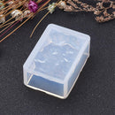 RESIN WAVY RECTANGLE Bead Mold, Silicone Mold to make 1-1/2" x 1" wavy rectangle shapes, reusable, tol0854