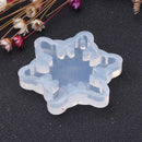 2 RESIN Snowflake PENDANT MOLDS, Silicone Mold to make 1-3/4" charm pendants, reusable, tol0861