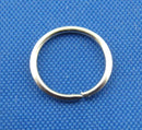 50 Silver Tone Open Jump Rings 8mm x 0.8mm, 21 gauge wire  jum0038a