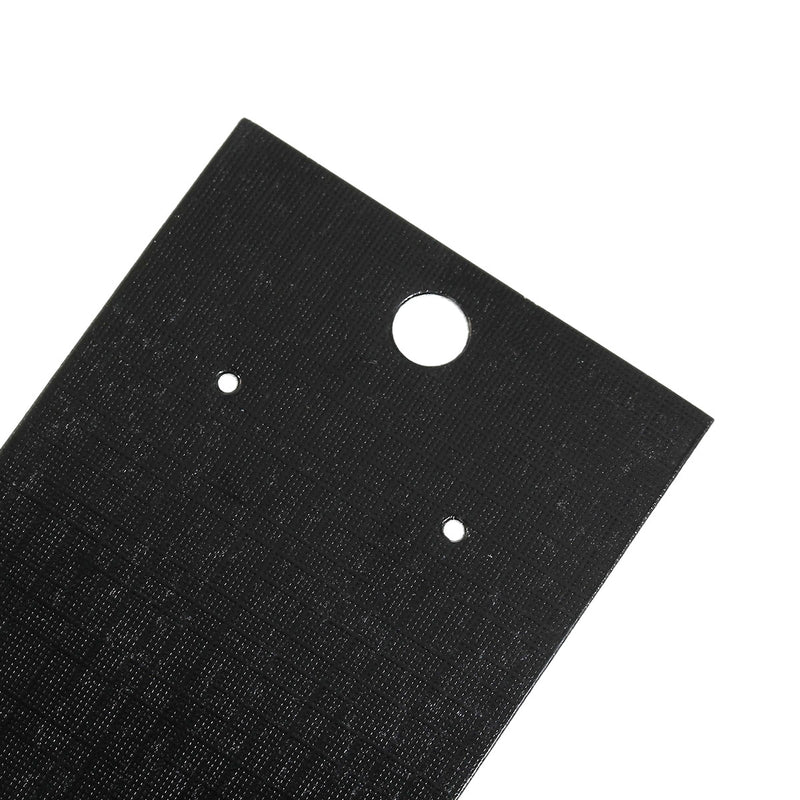 50 Black Earring Display Cards, 3.5" x 2", bag0092