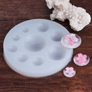 DOME CIRCLE RESIN Mold, Silicone Mold to make dome pendants, reusable, mold makes 9 sizes of round cabochons, tol0700