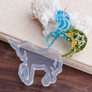 UNICORN RESIN MOLD, Silicone Mold to make shape 2" long, cabochons, unicorn charms, unicorn pendants, reusable, tol0822