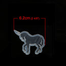 UNICORN RESIN MOLD, Silicone Mold to make shape 2" long, cabochons, unicorn charms, unicorn pendants, reusable, tol0822