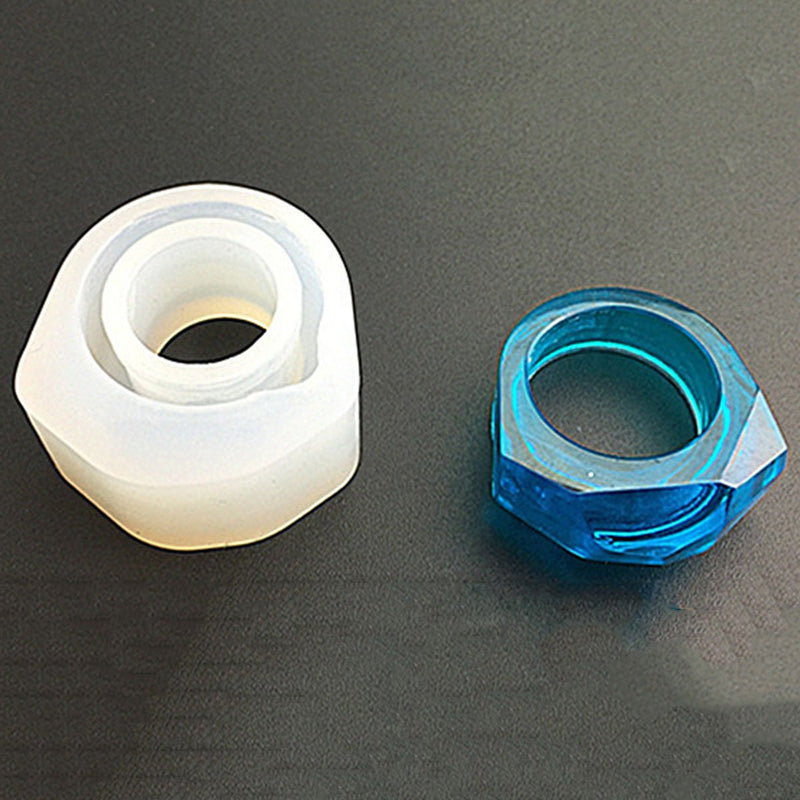 Jewel Ring Resin Molds, Silicone Mold to make finger ring, reusable, tol1151