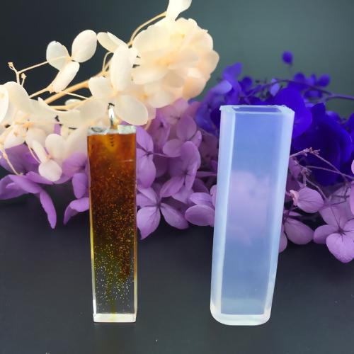 RECTANGLE COLUMN Resin Mold, Silicone Mold to make shape 1-7/8" tall, cylinder charms, tol1212