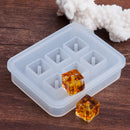 RESIN Square BEAD MOLD, Silicone Mold to make 12mm square rectangular beads, reusable, tol0872