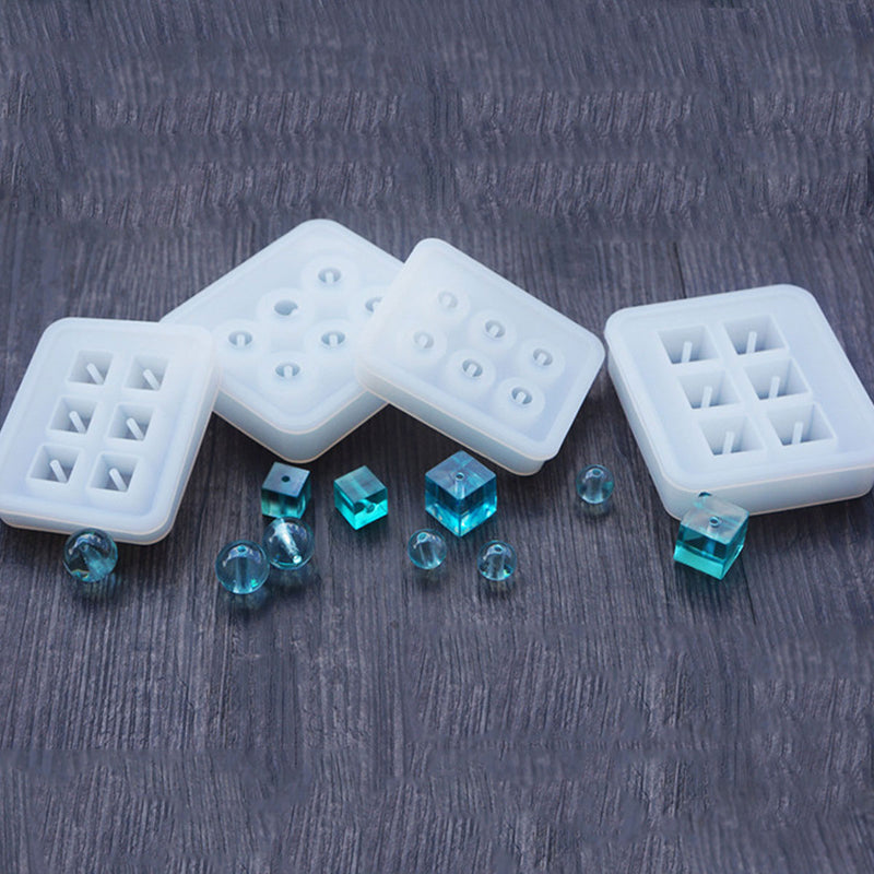 RESIN Square BEAD MOLD, Silicone Mold to make 12mm square rectangular beads, reusable, tol0872