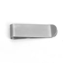 100 Stainless Steel MONEY CLIP Blanks, double sided money clips, slightly brushed finish, 2" x 5/8", msb0336x