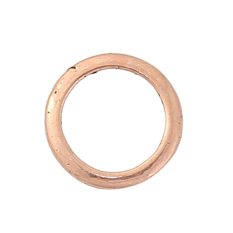 50 Copper Soldered Jump Rings, 12mm OD, 9mm ID, 15ga, 1.5mm wire, 15 gauge, jum0199