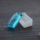 RESIN WAVY RECTANGLE Bead Mold, Silicone Mold to make 1-1/2" x 1" wavy rectangle shapes, reusable, tol0854