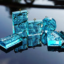 RESIN WAVY RECTANGLE Bead Mold, Silicone Mold to make 1-1/2" x 1" wavy rectangle shapes, reusable, tol0854