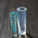 SQUARE COLUMN Resin Mold, Silicone Mold to make shape 1-7/8" tall, cabochons, cylinder charms, cylinder column pendants, reusable, tol0835