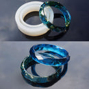 Resin BRACELET BANGLE MOLD, Silicone Mold to make 3.25" diameter resin bangles, reusable, tol1112