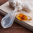 RESIN Teardrop PENDANT MOLDS, Silicone Mold to make teardrop charms (1-3/4") reusable, tol1035