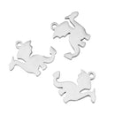 2 Stainless Steel DRAGON Charms, Design Metal Stamping Blanks 18x16mm, 15 gauge, chs3099