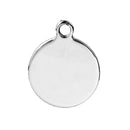 5 Silver Tone Stainless Steel Stamping Blanks, Jewelry Tags, Pendants, 20mm (about 3/4") 16 gauge, msb0457