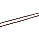 1mm Jewelry Cord, CHOCOLATE BROWN, Kumihimo Cord, Braiding Cord, Cotton Cord, Wax Cord, 100 yards, cor0143