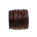 1mm Jewelry Cord, CHOCOLATE BROWN, Kumihimo Cord, Braiding Cord, Cotton Cord, Wax Cord, 100 yards, cor0143