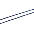 1mm Jewelry Cord, DARK BLUE, Kumihimo Cord, Braiding Cord, Cotton Cord, Wax Cord, 100 yards, cor0144