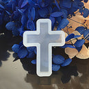 CROSS RESIN MOLD, Silicone Mold  1-3/8" long, cabochons, tol0825
