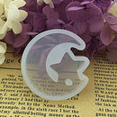 Star Moon RESIN MOLD, Silicone Mold to make 31x32mm shapes, tol1011