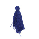 10 ROYAL BLUE TASSEL Charms, Rayon Fiber Tassels, 40mm long (about 1-5/8"), chs3396