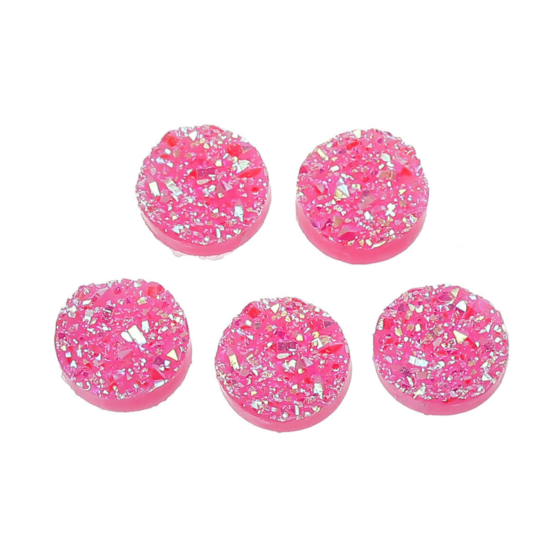 faux druzy cabochons 12mm