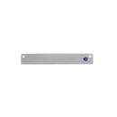 2 Stainless Steel Metal Bar Connector Blanks, top holes, BLUE CRYSTAL, Rectangle Charms, 38mm x 6mm, (1-1/2" x 1/4"), chs3384