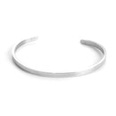2 Stainless Steel Cuff Bracelet Blanks, Skinny Cuff Bangles, Stamping Blanks, 4mm wide, fin0715