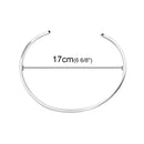 2 Stainless Steel Cuff Bracelet Blanks, Skinny Cuff Bangles, Stamping Blanks, 4mm wide, fin0715