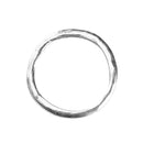 10 CIRCLE RING Silver Plated Metal Charm Connectors  23mm chs3381