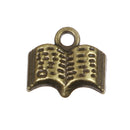 10 Bronze Story Book Charms, Bible Charms, Literature Charms, 12mm, chs3376