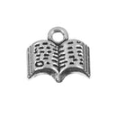 10 Silver Story Book Charms, Bible Charms, Literature Charms, 12mm, chs3377