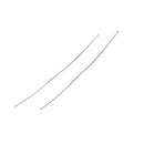 100 Silver Plated Ball Head Pins, 2-3/4" long (70mm)  21ga  21 gauge. pin0122