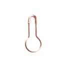 100 Copper Stitch Marker Pins, Stitch Marker Holders, Shawl Pin Charm Holders, Copper Safety Pins, 21x9mm, pin0119