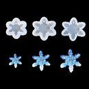 2 RESIN Snowflake PENDANT MOLDS, Silicone Mold to make 2-1/8" charm pendants, reusable, tol0870